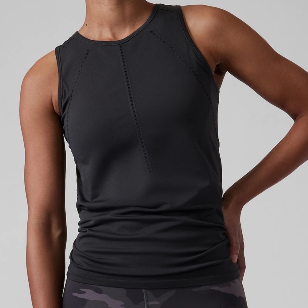 Athleta Black Foothill Tank Large